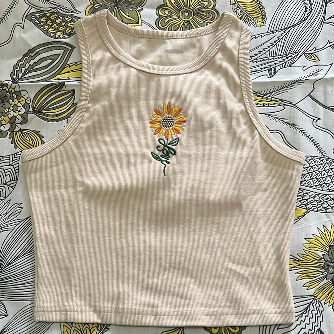 SunflowerLove Cropshirt